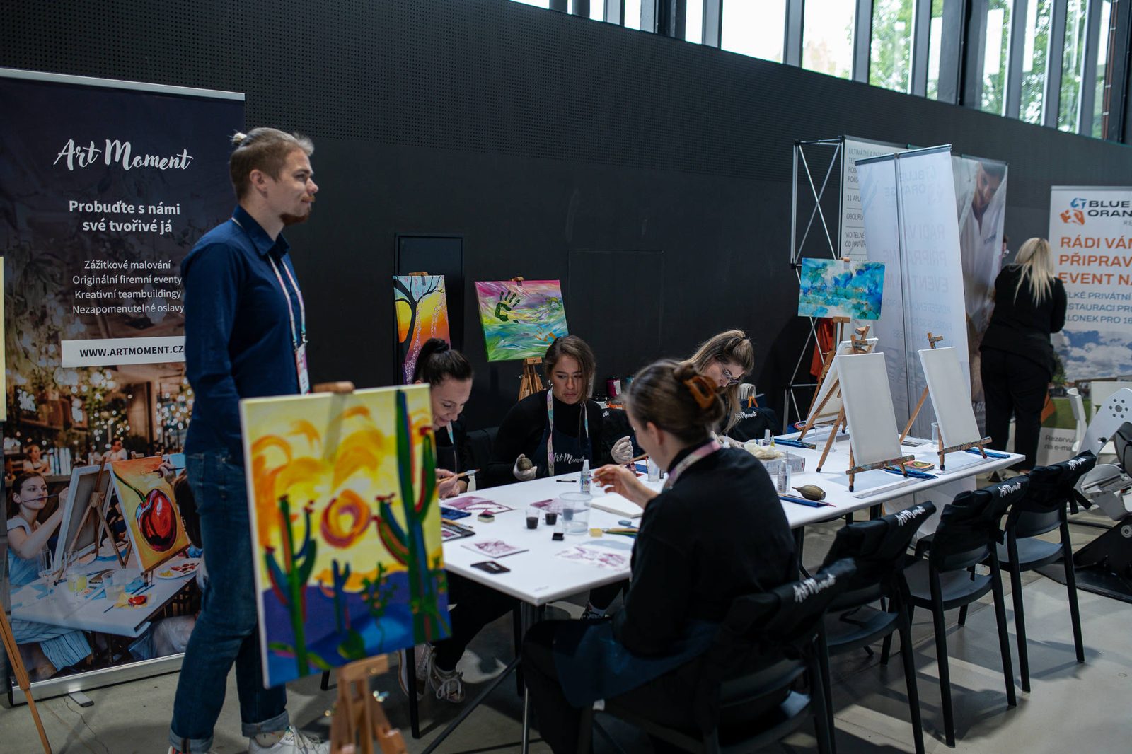Pop-up kreativní zóna na akci